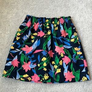 Floral print J.Crew Skirt